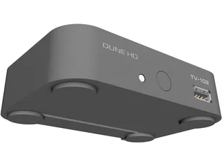 DUNE-HD TV-102W 3D Model preview