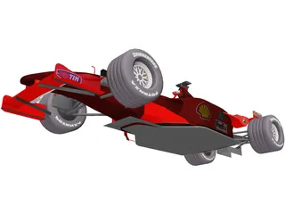 Ferrari F1 (2007) 3D Model preview