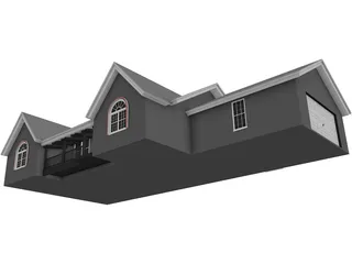 Cottage 3D Model preview