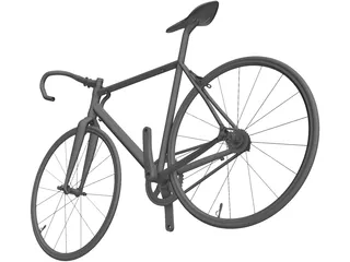Road Bike 3D Model preview