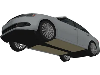 Volkswagen Jetta (2011) 3D Model preview