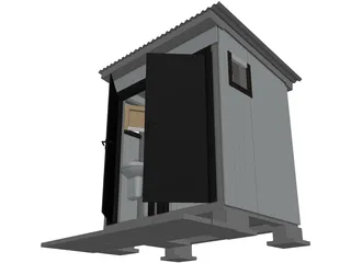 Street WC 3D Model preview