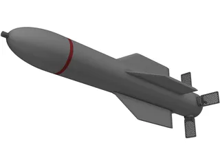 Massive Ordnance Penetraor (MOAB) 3D Model preview