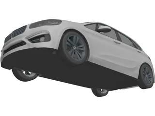 BMW 225i Active Tourer 3D Model preview