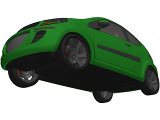 Kia Concept Car 3D Model preview