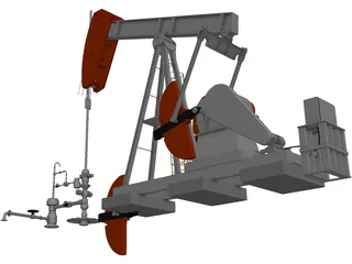 Oil Pump 3D Model preview
