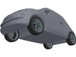 Fiat 500 3D Model preview