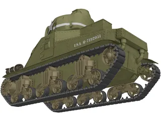 M3 Lee 3D Model preview