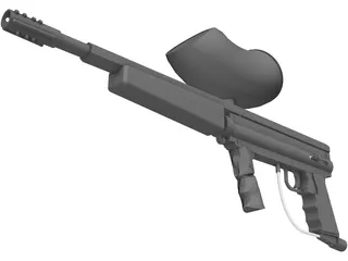Tippmann 98 Custom with Flatline 3D Model preview