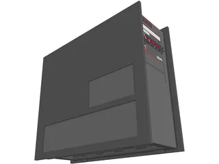 Romulus Full Tower Gaming Desktop 3D Model preview