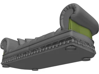 Sofa Jumbo Style 3D Model preview