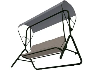 Bench 3D Model preview
