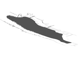 New York Manhattan 2008 3D Model preview