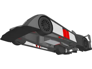 Audi R10 TDi Le Mans 3D Model preview