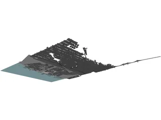 New York Manhattan Hudson Yards 3D Model preview