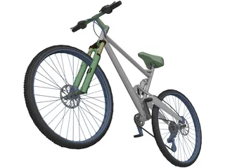 Mountain Bike 3D Model preview