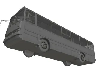 Ikarus 260 GVM Trolleybus 3D Model preview