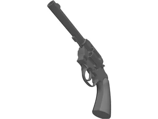 Smith&Wesson Police Model 1917 3D Model preview