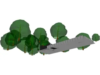 Skate Park 3D Model preview