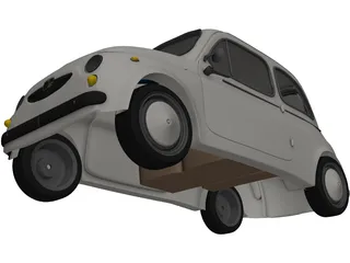 Fiat 500 3D Model preview