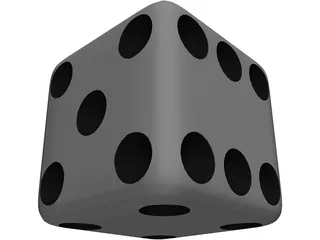 Casino Dice 3D Model preview