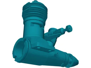 RC Engine 3D Model preview