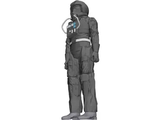 Star Wars Imperial Pilot 3D Model preview