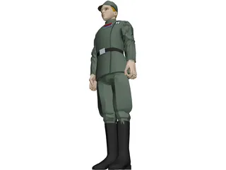 Star Wars Imperial Officer 3D Model preview