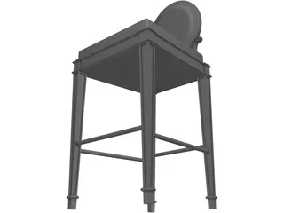 Barstool 3D Model preview