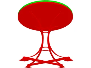 End Table 3D Model preview