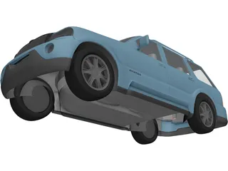 Lincoln Aviator 3D Model preview