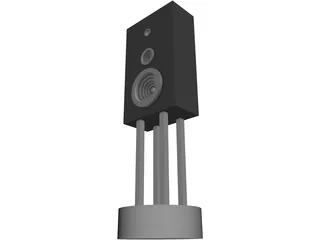 Speaker 3D Model preview
