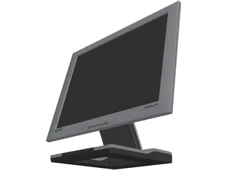 Samsung SyncMaster 172T Display 3D Model preview