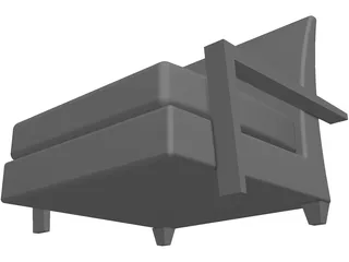 Chair Lobby 3D Model preview