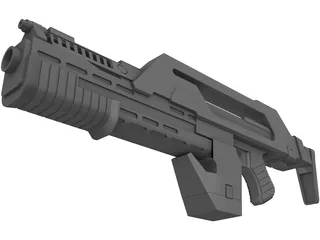 Machine Gun 3D Model preview