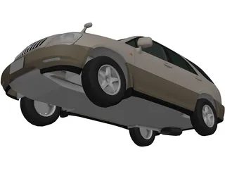 Toyota Harrier 3D Model preview