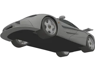 McLaren F1 3D Model preview