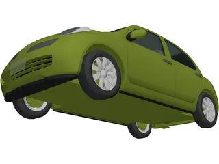 Nissan Micra (2002) 3D Model preview