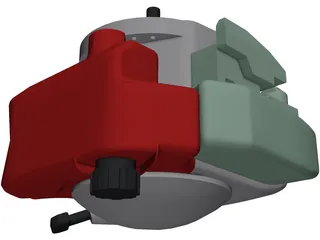 Lawn Mower Engine 3D Model preview