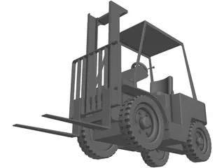 Forklift 3D Model preview