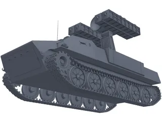 SA-13 MT-LB 3D Model preview