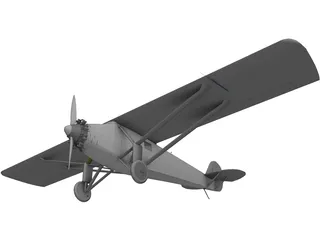 Ryan Spirit of St. Louis 3D Model preview