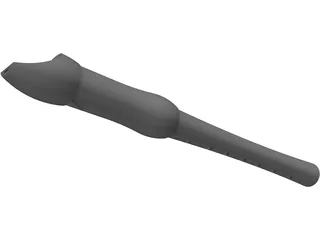 Blockflute 3D Model preview