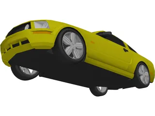 Ford Mustang (2005) 3D Model preview