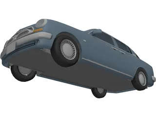 Toyota Origin 3D Model preview