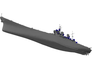 HMS Temeraire 3D Model preview