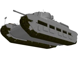 Matilda Mk2 3D Model preview