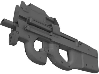 P-90P 3D Model preview