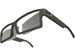 Gucci Glasses 3D Model preview