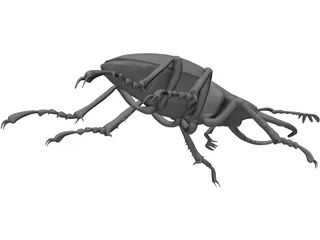 Stag Beetle 3D Model preview